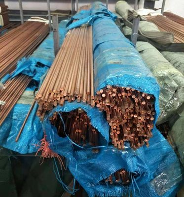 C12000 TP2 Copper Round Stock Diameter 4 - 300mm Custom Cutting Any Length