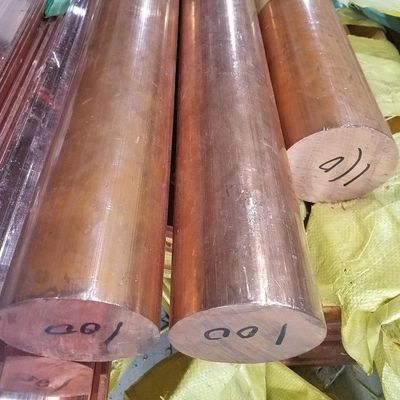 C12000 TP2 Copper Round Stock Diameter 4 - 300mm Custom Cutting Any Length