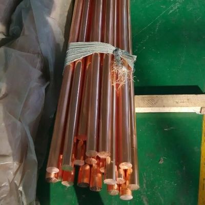 C12000 TP2 Copper Round Stock Diameter 4 - 300mm Custom Cutting Any Length