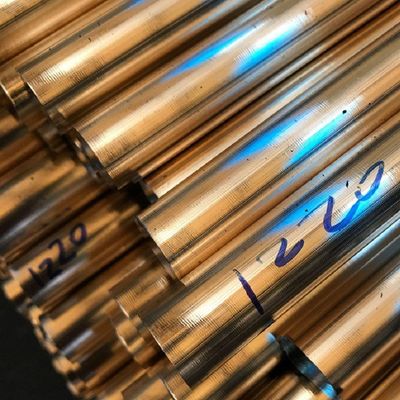CuZn5 / H96 / C21000 Cu-Zn Alloy Brass Round Bar H96 Brass Rod EN Standard CW500L