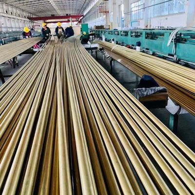 CuZn5 / H96 / C21000 Cu-Zn Alloy Brass Round Bar H96 Brass Rod EN Standard CW500L