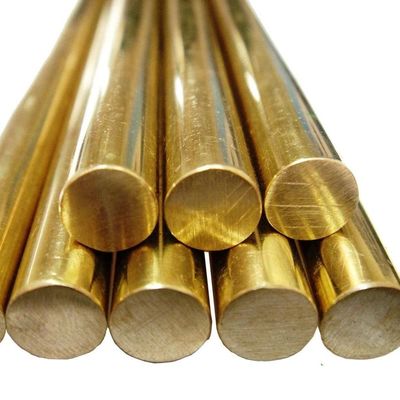 CuZn15 / C23000 / CW502L / H85 Alloy Brass Bar Diameter 4 - 200mm Custom Cutting