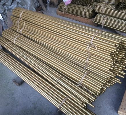 ASTM EN GN Standard Brass Bar Round Square Brass Rod CuZn40 Diameter 4 - 200mm