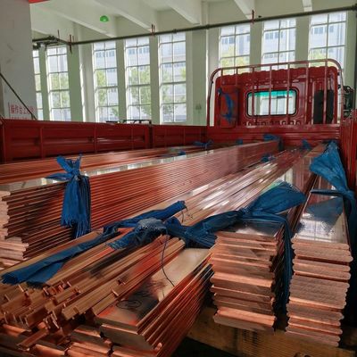 TU1 Copper Flat Bar C10100 ASTM EN DIN Standard in 6m Length