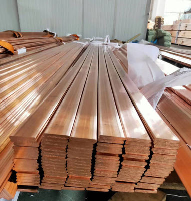 C11000 Copper Flat Bar T2 Red Copper Flat Strip JIS C1100 for Structure