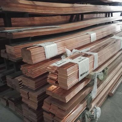 C11000 Copper Flat Bar T2 Red Copper Flat Strip JIS C1100 for Structure