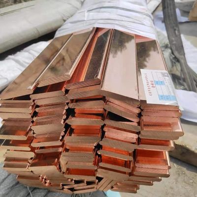 Red 6m Copper Flat Stock Grade C11000 C1100 CU-ETP T2