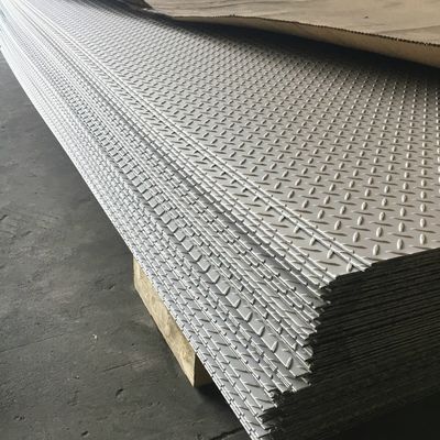 AISI304 AISI316L Stainless Steel Checkered Plate Anti-slip Stainless Steel Sheet