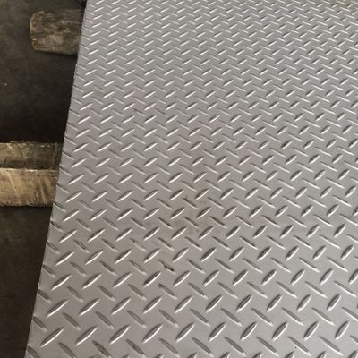 Stainless Steel Checker Plate ASTM EN DIN AISI304 AISI316L AISI321 SS Patterns Plate