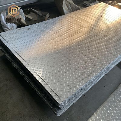 AISI316L EN 1.4404 Stainless Steel Checkered Plate 0.6 - 8.0mm Stainless Chequered Sheet