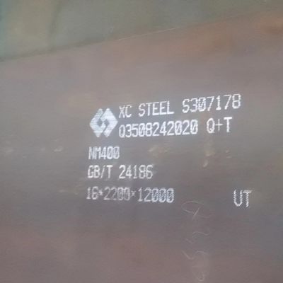 Abrasion Resistant AR450 Steel Plate Thickness 5.0 - 40.0mm Custom Cutting Any Size