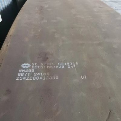 Wear Resistant Steel Plate NM400 Thickness 3.0 - 40.0mm for Mining Machinery