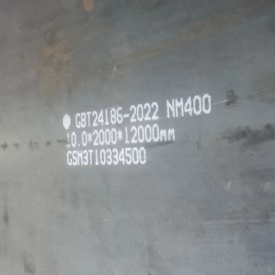 NM400 Steel Plate, NM400 Plate, Wear Resistant Steel HB 400 High Hardness Steel Plate