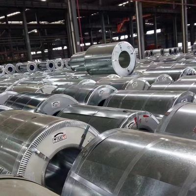 S350GD+Z275 Galvanized Steel Coil Thickness 0.6 - 3.0mm With Regular Spangle