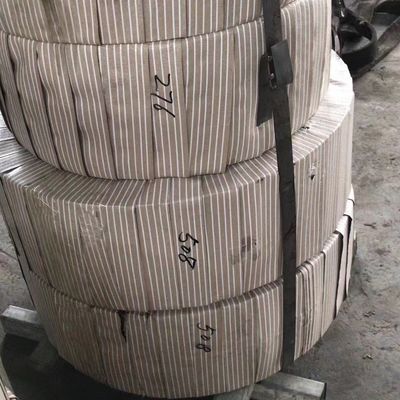 Grade 65Mn Spring Steel Strip Thickness 0.3 - 3.0mm Within 1250mm Custom Cutting