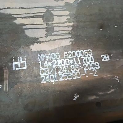 High Hardness NM400 Wear Resistant Steel Plate Thickness 4.0 - 60.0mm in 2m 2.2m Width