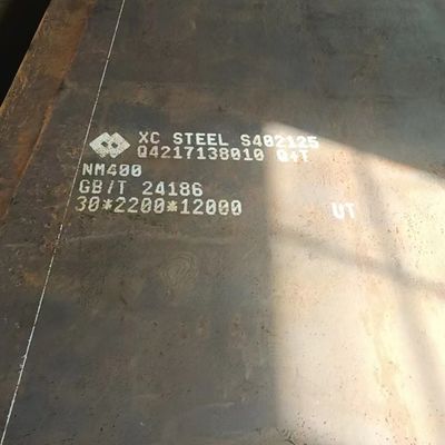 High Hardness NM400 Wear Resistant Steel Plate Thickness 4.0 - 60.0mm in 2m 2.2m Width