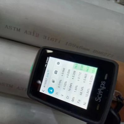 UNS S31635 / AISI316Ti / TP316Ti Stainless Steel Seamless Pipe Tube DN10 - DN500
