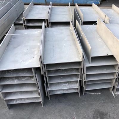 304 316L 201 310S Plate Wleded Stainless Steel H Beam / Pickled Santi Finishing