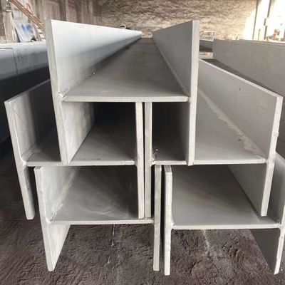 304 316L 201 310S Plate Wleded Stainless Steel H Beam / Pickled Santi Finishing