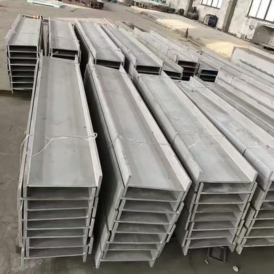 Welded Type Stainless Steel H Beam / SS Beam Thickness 4.0 - 30.0mm In 6m Length