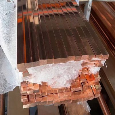 T2 Copper Plate Sheet Thickness 0.5 - 60.0mm Custom Cutting Red Copper Plate