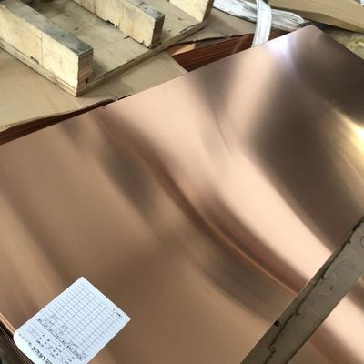 C11000 / T2 Copper Plate Sheet 99.9% Pure Copper Plates Thickness 0.5 - 100mm ASTN EN Standard