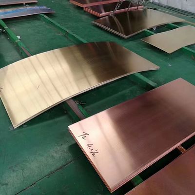 99.9% Pure Copper Plate Thickness 1.0 - 200mm Custom Cutting Any Size C11000 Copper