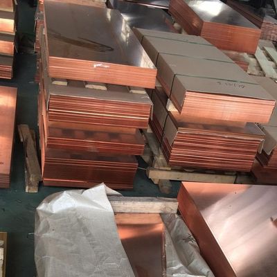 CU-ETP Pure Copper Plate 99.9% 99.95% Copper CNC Cutting Plate C11000 Red Copper