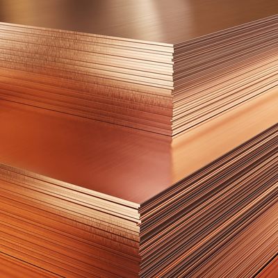 CU-ETP Pure Copper Plate 99.9% 99.95% Copper CNC Cutting Plate C11000 Red Copper