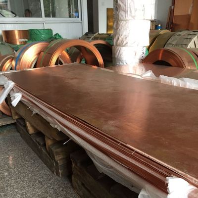 ASTM Grade C10200 / 102 / C1020 Copper Plate Thickness 0.4 - 200mm Copper Sheet