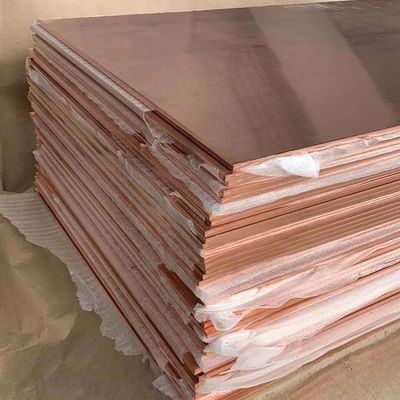 OF-CU C10200 / 102 / 2.0040 ASTM DIN Standard Copper Plate Sheet  EN 10204-3.1