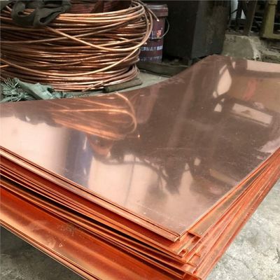 ASTM EN DIN JIS GB Standard Copper Sheet & Plate 0.4 - 100mm Copper Soft Plate