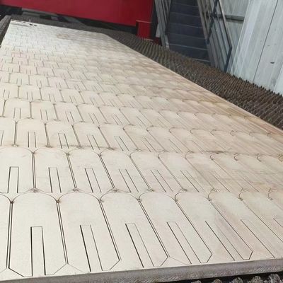 UNS S31600 / 316 Stainless Steel Plate Laser Cutting Round Shape / Square Shape With Hole