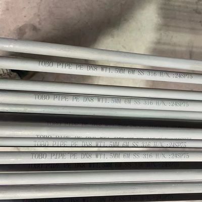 Seamless & Welded Stainless Steel Pipe Tube 316L / 1.4404 SCH40S SCH80S SCH160S