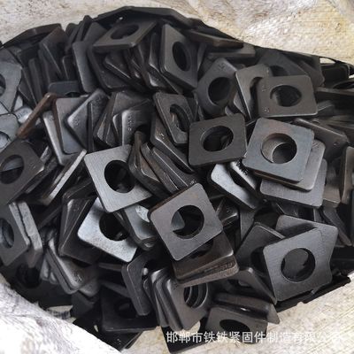 Zinc Plain Shims Round Hole Square Washers OEM Galvanized Large Metal Square Plate Washer