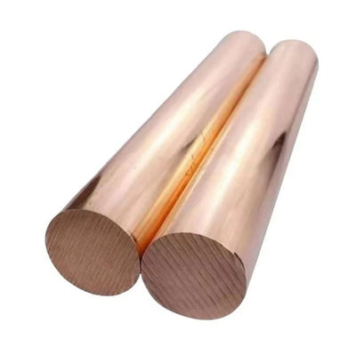 C11000 Copper Round Bar CU-EPT Copper Bars Diameter 5 - 300mm Custom Any Length