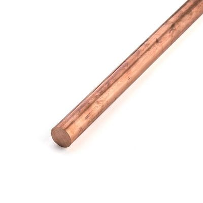C11000 Copper Round Bar CU-EPT Copper Bars Diameter 5 - 300mm Custom Any Length