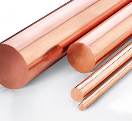 DIN 2.0065 / CU-ETP Copper Round Bar CW004A C11000 Copper Rod Round Shape Bars