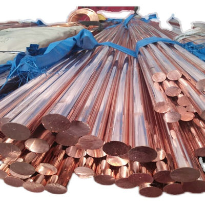 OF-CU Copper Round Bar C10200 Oxygen-free Copper Diameter 4 - 250mm Smooth Surface
