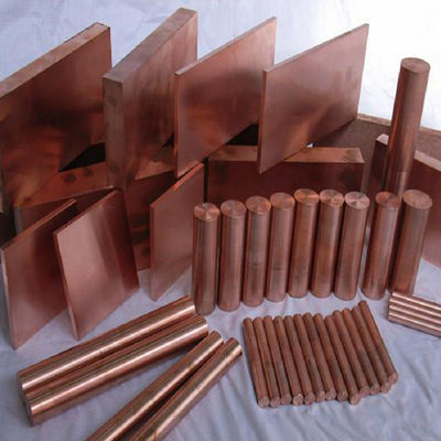 OF-CU Copper Round Bar C10200 Oxygen-free Copper Diameter 4 - 250mm Smooth Surface