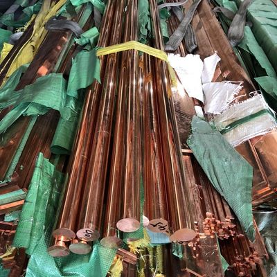 Copper Round Bar UNS C12000 / C1220 Pure Copper 99.9% SW-Cu SF-Cu Copper Alloy