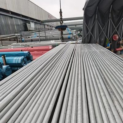 ASTM SA312 SA213 Stainless Steel Pipe Tube / Round Shape Stainless Steel Pipe in 5.8m 6m Length