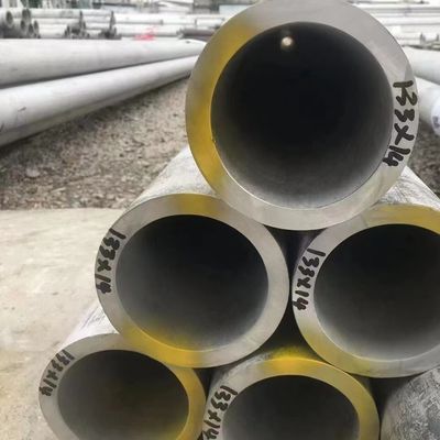 AISI310S Polished Hairline Ss Round Seamless Pipe In Petroleum And Chemical