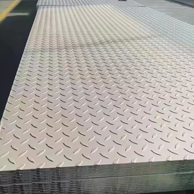 AISI304 Rice Patteren Anti-slip Stainless Checker Plate 2.0 - 8.0mm