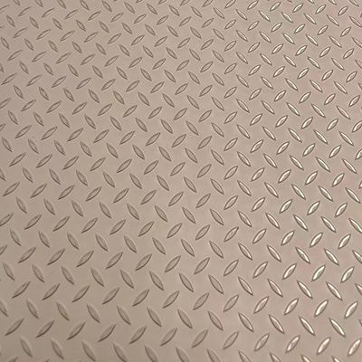 AISI304 Rice Patteren Anti-slip Stainless Checker Plate 2.0 - 8.0mm