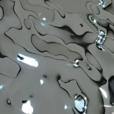 Water Ripple Stainless Steel Sheet 201 304 For Small / Middle / Big Water Ripple Finishing
