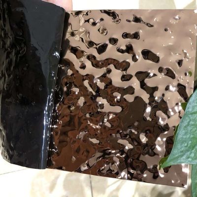 Decoration Application Water Ripple Stainless Sheet Sheet Thickness 0.3 - 3.0mm Thickness