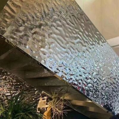 Decoration Application Water Ripple Stainless Sheet Sheet Thickness 0.3 - 3.0mm Thickness