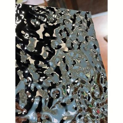 Decoration Application Water Ripple Stainless Sheet Sheet Thickness 0.3 - 3.0mm Thickness